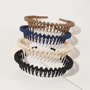 세안용 헤어밴드 4개 세트 여름 여성용 헤어핀