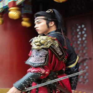 오리지널 디자인 한복 당나라 원형 네이프 스웨이드 개선형 전통 중국 의상 여성용 프리미엄 패셔너블 로브