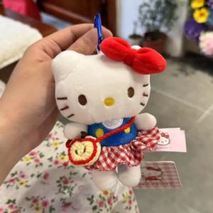헬로키티 만화 캐릭터 인형 장난감 부드러운 백팩 펜던트 귀여운 창의적인 장식품 소녀들을 위한 생일 선물
