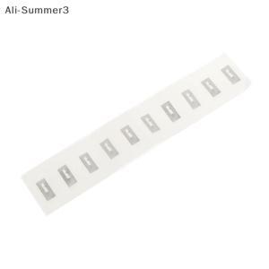 10Pcs NFC 칩 Ntag213 스티커 습식 인레이 11x21MM 13.56MHz RFID 라벨 태그 213 위조 방지 라벨 전자 라벨