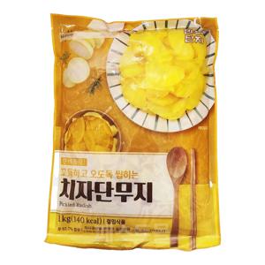 반찬단지 치자단무지 슬라이스 1kg