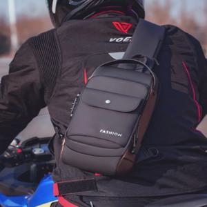 남성용 대용량 오토바이 라이딩 크로스바디 백 싱글 숄더 스포츠 백 바이커 체스트 백 트렌디 브랜드 옥스포드 천 백팩