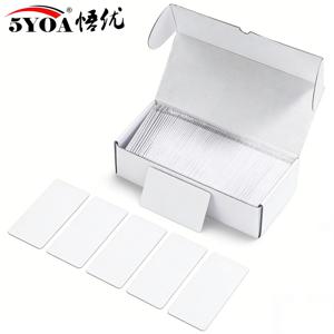 5YOA IC 카드 M1 13.56Mhz RFID 카드 MF S50 클래식 ISO14443A 1K 근접 스마트 0.8mm 출입 통제 시스템용