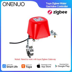 Tuya ZigBee 스마트 무선 제어 가스/물 밸브, 스마트 홈 자동화 제어 밸브, Alexa 및 Google Assistant와 호환