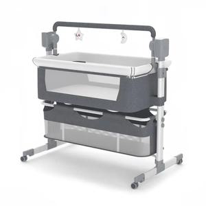 2026 현대식 전동 아기 요람 침대 신생아 진정용 흔들 의자 새로운 디자인으로 편안한 수면 유도