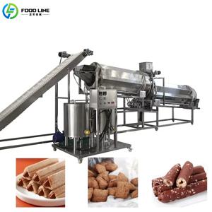 맞춤형 고성능 자동 퍼프 식품 생산 라인 내구성 있는 퍼프 스낵 생산 라인 긴 수명