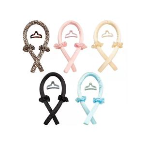 여성 비가열 컬 막대기 비가열 머리 컬 머리밴드 머리를 부드럽고 빛나게 머리 컬 헤어드레싱 도구 악세사리