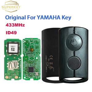 SUPERKEY 원래 오토바이 원격 스마트 제어 키 Fob 433MHz ID49 칩 YAMAHA XMAX XMAX300 NVX NVX155 AEROX JAUNS QBIX