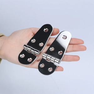 보트, RV용 한 쌍의 해양 등급 스테인레스 스틸 거울 광택 주조 도어 경첩