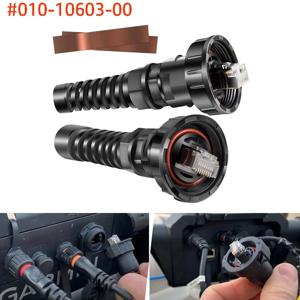 방수 커넥터, 가민 마린 네트워크 케이블 커넥터와 호환 가능, RJ45, 010-10603-00, 2 팩