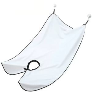 남성 면도 앞치마 수염 포집 케이프 케어 비브 얼굴 면도 털 제거 성인용 비브 면도기 청소 미용사용 남성용 깨끗한 앞치마 선물