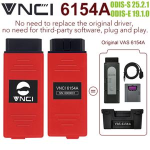 ODIS 소프트웨어 및 CAN FD DoIP 프로토콜, VNCI 6154A, 지지대 최신 버전, SVCI 6154 보다 우수한 오리지널 드라이브