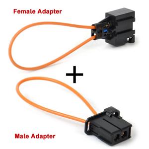 2Pc 대부분의 광섬유 광 루프 바이 패스 남성 및 여성 어댑터 케이블 커넥터 포르쉐 BMW 아우디 메르세데스-벤츠 용 진단 도구