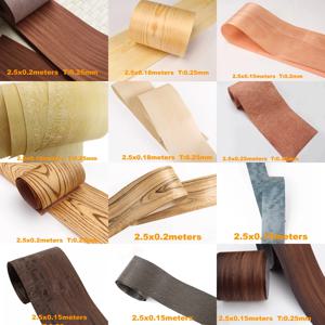 0.2-0.25mm 천연 얇은 목재 베니어 롤 화이트 오크 블랙 월넛 에보니 가구 장식 표면 보드 패널 베니어