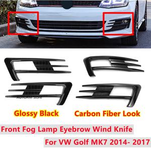 VW 골프 7 MK7 GTI 2014 2015 2016 2017 안개 램프 하부 범퍼 그릴 용 새 쌍의 자동차 앞 안개등 그릴 그릴
