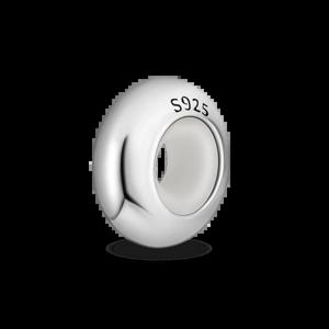 실리콘 Stoppers 비즈 고무 925 실버 스페이서 매력에 맞게 원래 목걸이 팔찌 DIY 쥬얼리 여성을 만들기