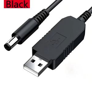 5.5*2.1mm WiFi 휴대용 파워뱅크 케이블 커넥터 DC 5V에서 12V로 변환하는 USB 케이블 부스터 컨버터 라인, WiFi 라우터 등용