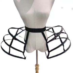 여성용 바로크 파니에 페티코트 빅토리아 소동 케이지 후프 스커트 언더 셔츠 크리 놀린 코스프레 빈티지