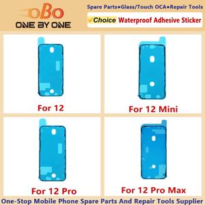 iPhone 12 PRO MAX MINI 전면 하우징 프레임 테이프 스트립 스크린 프리 컷 씰 접착제 교체 용 방수 접착 스티커