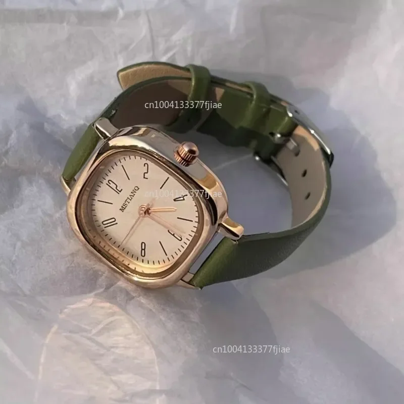 간단한 여성용 시계 간단한 석영 손목 시계 캐주얼 시계 여자 학생 시계 선물 여성 숙녀 시계 Reloj Para Mujer