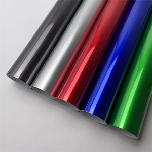 광택 캔디 비닐 금속 포장 필름 레드 블루 그레이 실버 오토바이 접착 스티커 자동차 액세서리 데칼에 대한 방수