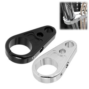 오토바이 브레이크 클러치 케이블 와이어 클램프 25mm 핸들 바 케이블 클램프 교체 Davidson 1 인치 핸들 바와 호환 가능