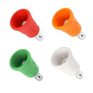 부드러운 고무 슬리브가있는 자동차 세탁기 섹터 분무기 노즐 팁 고압 세척 건 노즐 1/4 