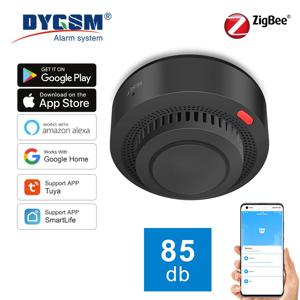 Smartlife APP 실시간 제어 자체 검사 기능을 갖춘 Tuya 스마트 Zigbee 연기 감지기 알람 Zigbee Gateway 필요