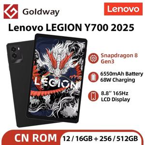 레노버 LEGION Y700 2025 태블릿 스냅드래곤 8 Gen 3 옥타 코어 8.8인치 165Hz 디스플레이 안드로이드 6550mAh