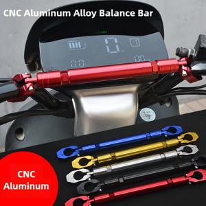 22mm 오토바이 핸들 바 핸들 그립 조정 가능한 크로스바 밸런스 브래킷 스티어링 휠 교체로드 확장 강화