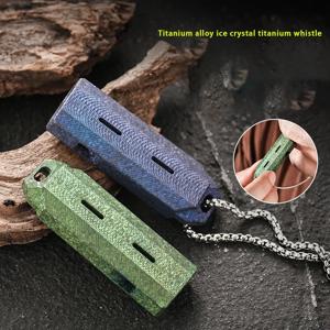 비상 호루라기, 목걸이가 달린 호루라기, 생명을 구하는 야외 생존 소형 호루라기, 하이킹, 애완 동물 훈련