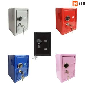 Hilo 가정용 보험 상자 수직 미니 안전 금속 자동차 안전 키 캐비닛 보험 데스크탑 장식 돼지 저금통