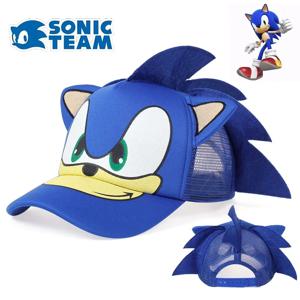 23cm 소닉 학교 가방 소년 소녀 배낭 만화 야외 스포츠 도서 가방 어린이 남자 여자 크리스마스 생일 선물 학교 공급