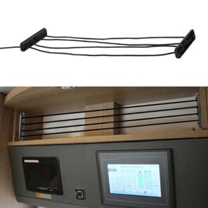 5M 탄성 로프 2Pcs 울타리 Braket 220cm RV 캐비닛 020090543 0307043 주최자 화물 수하물 탄성 메쉬 랙 울타리