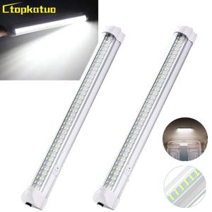 108LED 자동차 실내 독서등 캠핑카 조명 LED 캠핑 천장 트렁크 램프 12V -80V 모터홈 실내 LED 야간 스트립 조명