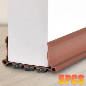 새로운 무음 도어 하단 밀봉 스트립 도어 단열제 접착제 없이 모기 방지 밀봉 양모 스트립 침실 방음 스트립