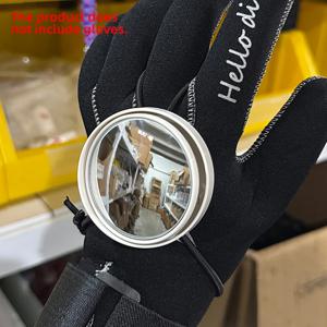 1개 조절식 백미러, 끈 로프 측면 마운트 액세서리 포함, 동굴 및 보트 다이빙 BCD 장비 번지 로프 미러