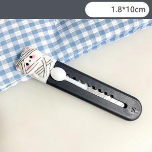 유틸리티 나이프 금속 종이 커터 할로윈 커터 선물 봉투 오프닝 학교를위한 개폐식 편지지 칼