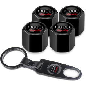 3D 메탈 1세트 자동차 휠 타이어 밸브 스템 캡 타이어 밸브 스템 커버 (아우디 TT A1 A2 A3 A4 A5 A6 A7 A8 8P B6 B7 B8 C6 C7 Q5 Q7 용)