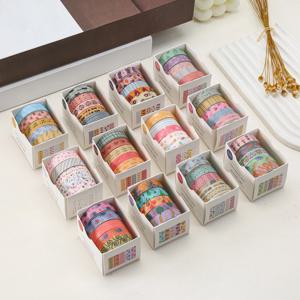 5 롤 신선한 만화 Washi 테이프 Scrapbooking 용품 Washi 테이프 Adhesiva 테이프 스티커 Decorativa 일기 장식 Washitape
