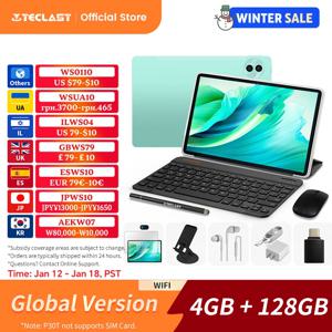 Teclast P50S 케이스 태블릿 11인치 디스플레이 Unisoc T606 8코어 최대 10GB RAM 128GB ROM 8000mAh 배터리 안드로이드 14 와이파이 메탈 유니바디