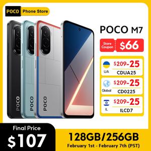 POCO M7 글로벌 버전 스마트폰 128GB/256GB 스냅드래곤 685 NFC 7000mAh 배터리 몰입형 6.9인치 144Hz 디스플레이 33W 터보 충전