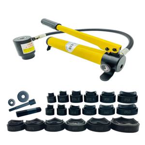 SYK-15A 금속판 타공기 구멍 뚫는 도구 16-51MM 수동 유압 펀치 도구 (CP-180 펌프 포함)