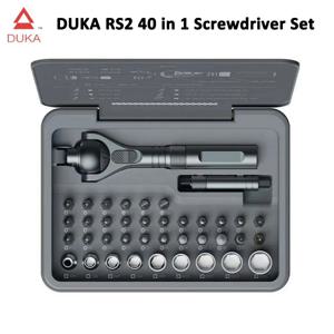 2025년 신제품 DUKA Atuman RS2 래칫 드라이버 세트 40 in 1 자석 정밀 드라이버 비트 DIY 가정용 수리 도구 키트