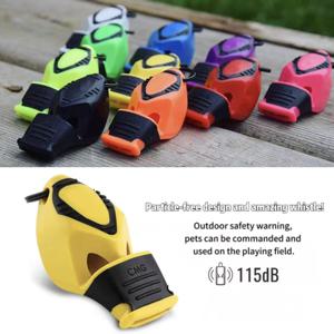 쉽게 불 수 있는 고품질 휘슬, 큰 소리와 선명한 음향, 특히 스포츠 교사와 심판을 위해 특별히 설계된 휘슬