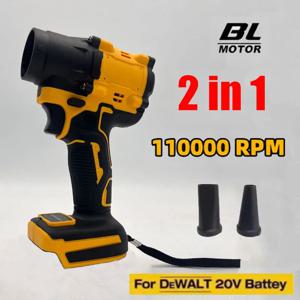 디월트 20V 배터리용 2-in-1 브러시리스 터보 블로워 제트 팬 & 진공 청소기 고속 110000RPM 휴대용 먼지 제거 도구