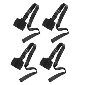 A63K-침대 고정 벨트, 빠른 해제 버클 포함, 손목 및 발목 환자를 위한 4개의 팔다리 고정 장치