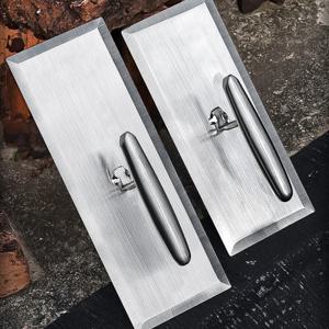 1개 240/280mm 벽돌 깔기용 흙손 시멘트 스크레이퍼 미장 도구 스테인리스 스틸 마감 흙손 건설 미장 도구