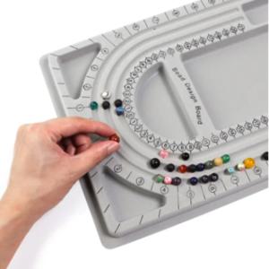 팔찌 목걸이 트레이 비딩 측정 도구 DIY 수제 보석 제작 액세서리용 14가지 스타일 플로킹 비즈 보드