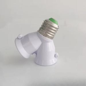 2in1 greenE27LED 베이스 라이트 램프 전구 소켓 E27에서 2-E27 스플리터 어댑터로 변환 HOT 베이스